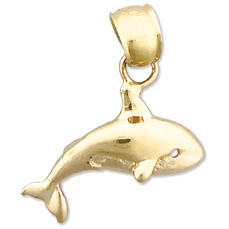 Image of ID 1 14K Gold Killer Whale Charm