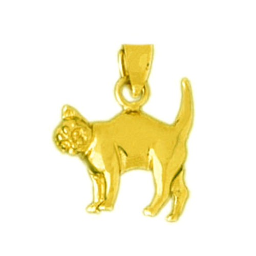 Image of ID 1 14K Gold Kitty Cat Charm