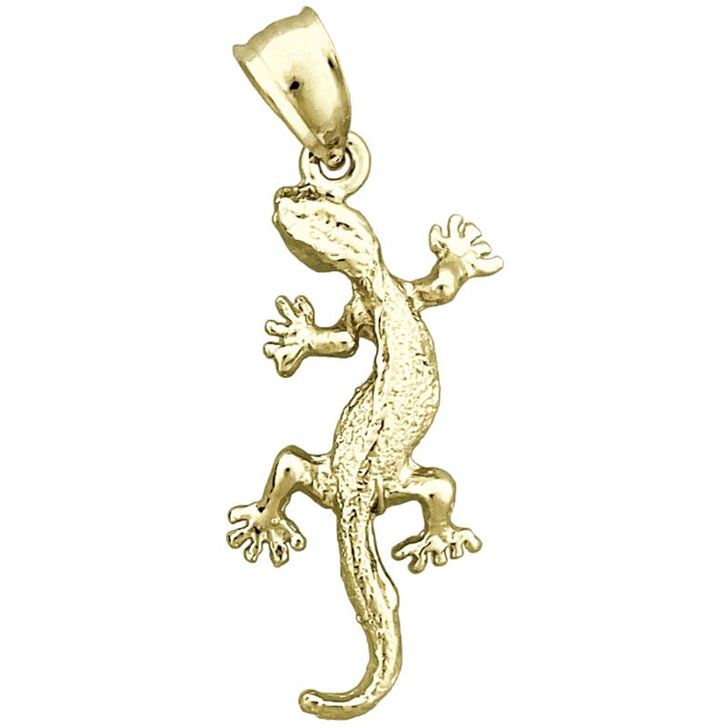 Image of ID 1 14K Gold Lizard Charm