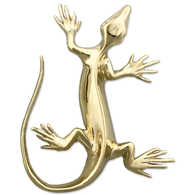 Image of ID 1 14K Gold Lizard Slide