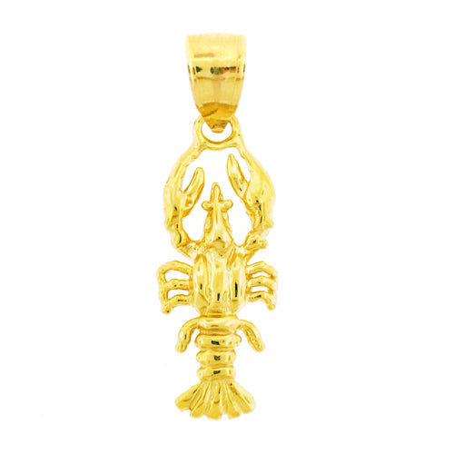 Image of ID 1 14K Gold Lobster Charm