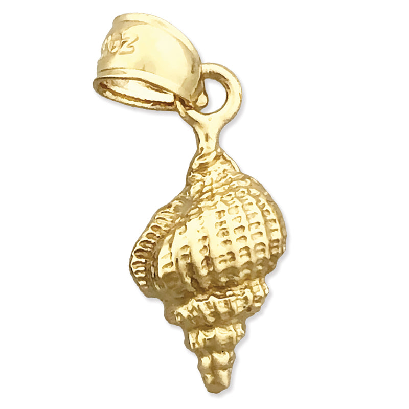 Image of ID 1 14K Gold Mollusk Shell Charm