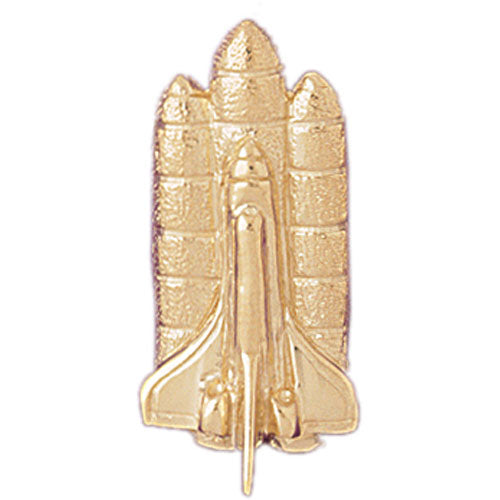 Image of ID 1 14K Gold NASA Space Shuttle Pendant