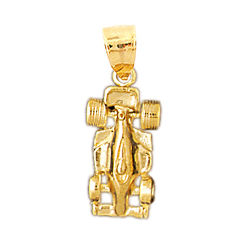 Image of ID 1 14K Gold Nascar Car Charm