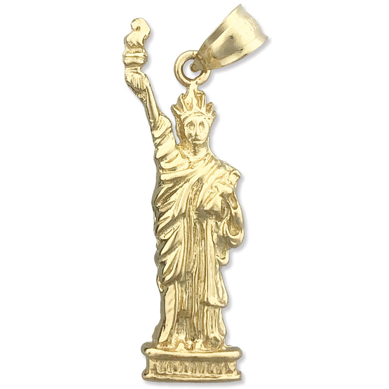 Image of ID 1 14K Gold New York Statue Of Liberty Pendant