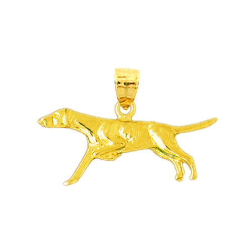 Image of ID 1 14K Gold Pointer Pendant