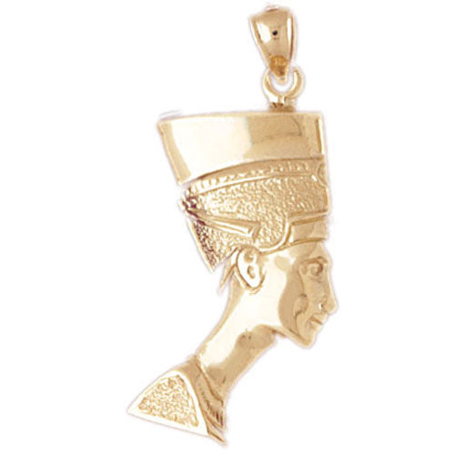 Image of ID 1 14K Gold Queen Of Egypt Nefertiti Pendant
