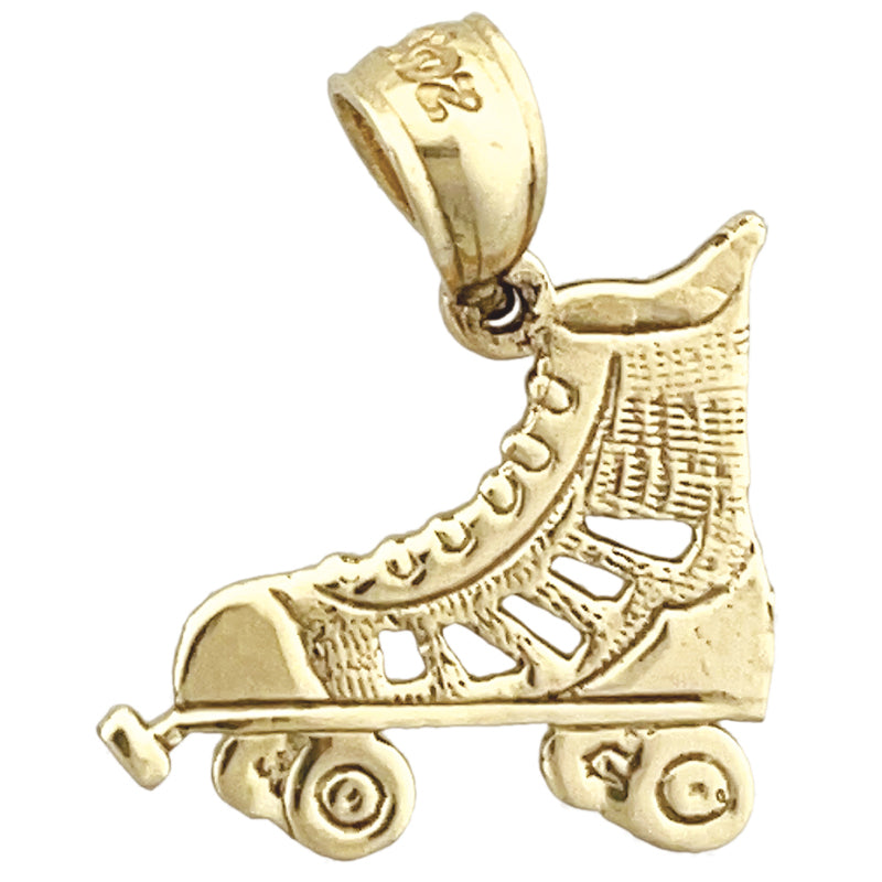 Image of ID 1 14K Gold Roller Skate Charm