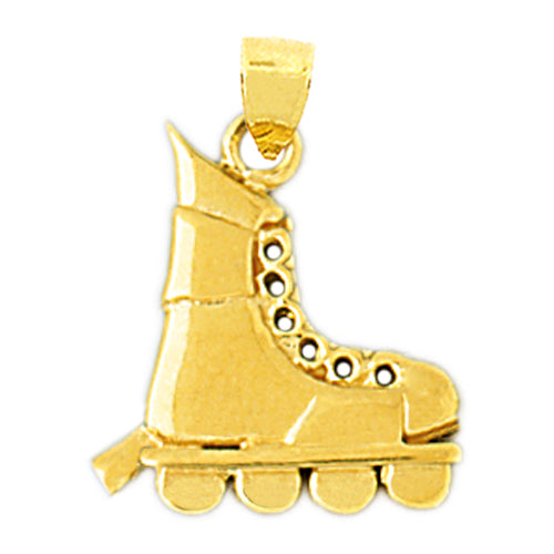 Image of ID 1 14K Gold Rollerblading Charm