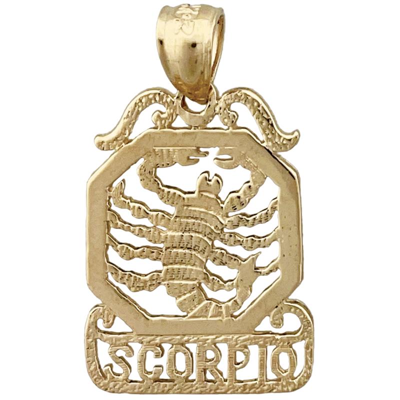 Image of ID 1 14K Gold Scorpio Zodiac Charm