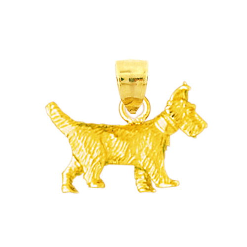 Image of ID 1 14K Gold Scottish Terrier Charm