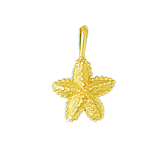 Image of ID 1 14K Gold Sea Life Starfish Charm