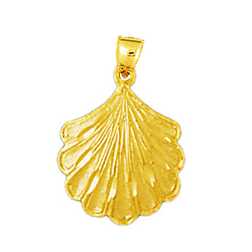 Image of ID 1 14K Gold Seashell Charm