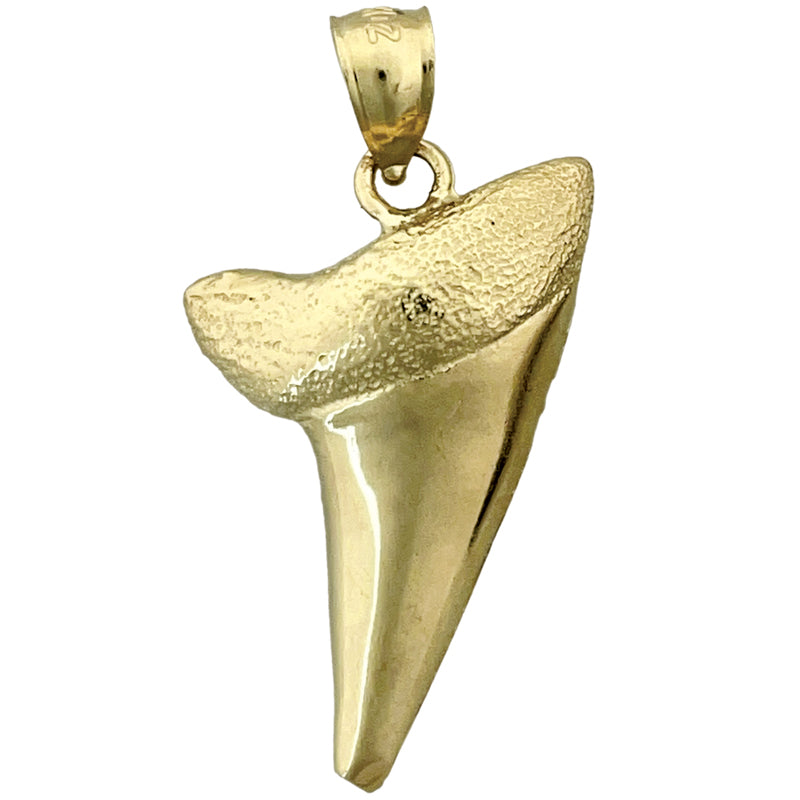 Image of ID 1 14K Gold Shark Tooth Pendant