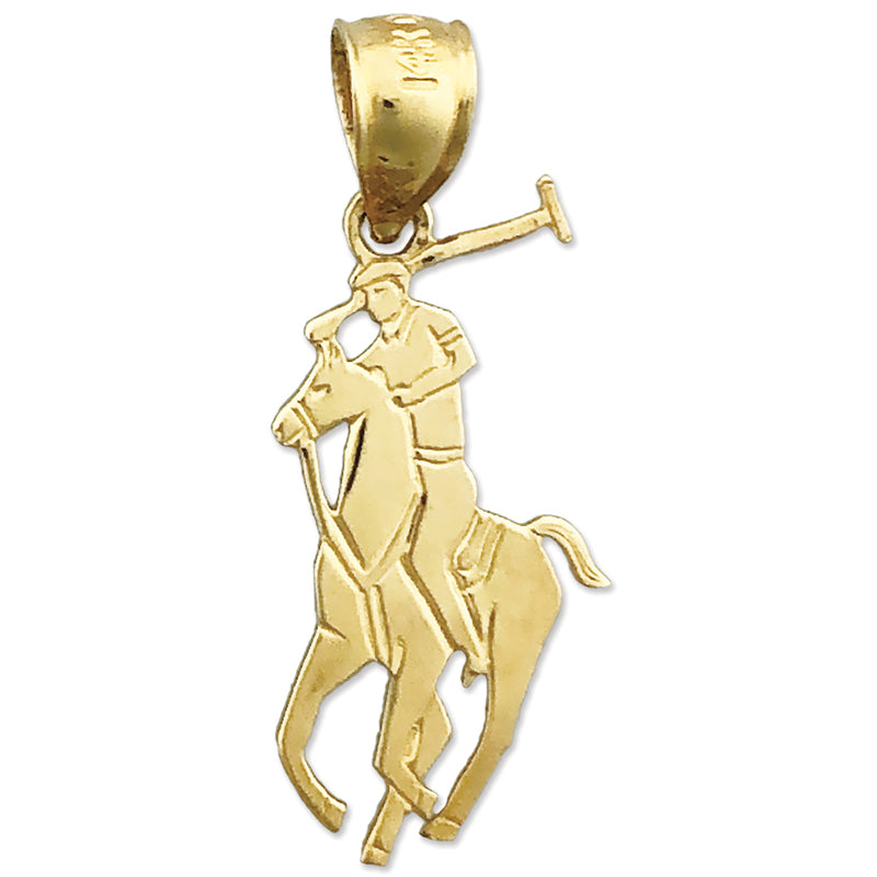 Image of ID 1 14K Gold Small Polo Charm