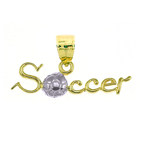 Image of ID 1 14K Gold Soccer Charm