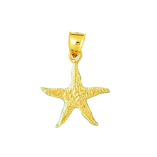 Image of ID 1 14K Gold Starfish Sealife Charm