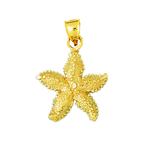 Image of ID 1 14K Gold Starfish Sealife Mini Charm