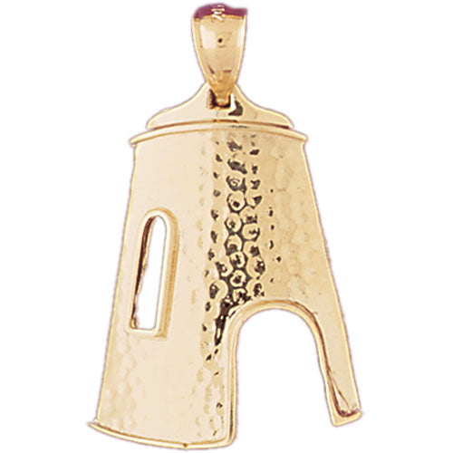 Image of ID 1 14K Gold Sugar Mill Pendant