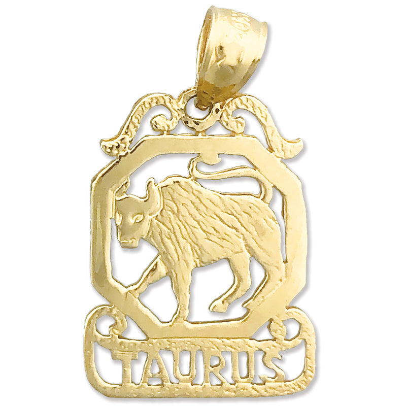 Image of ID 1 14K Gold Taurus Zodiac Charm