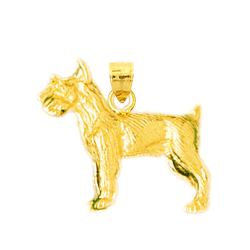 Image of ID 1 14K Gold Terrier Pendant