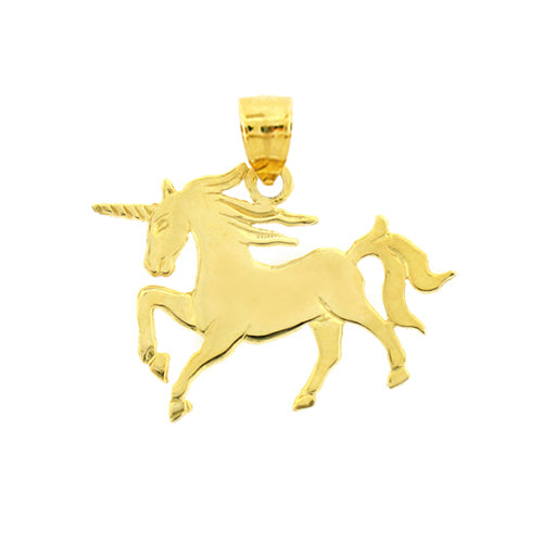 Image of ID 1 14K Gold Unicorn Charm