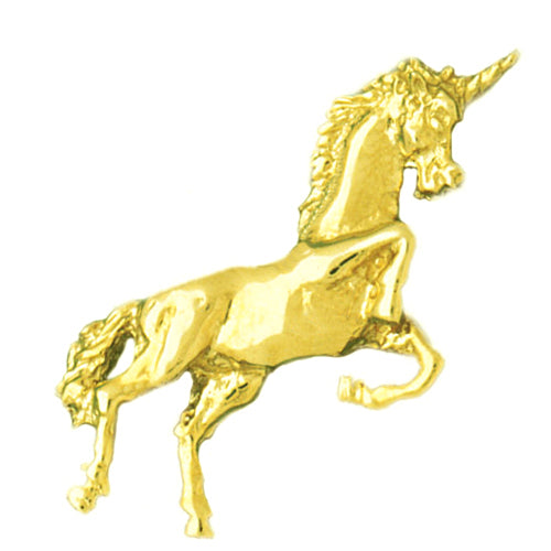 Image of ID 1 14K Gold Unicorn Pendant