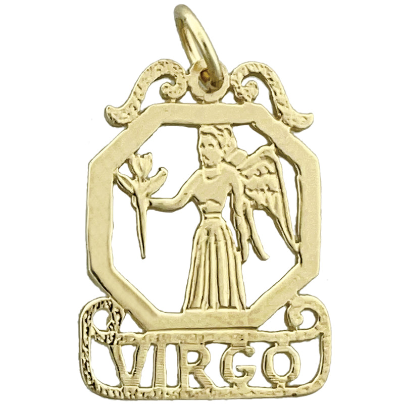 Image of ID 1 14K Gold Virgo Zodiac Charm