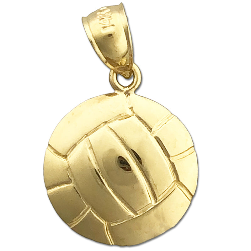 Image of ID 1 14K Gold Volleyball Charm