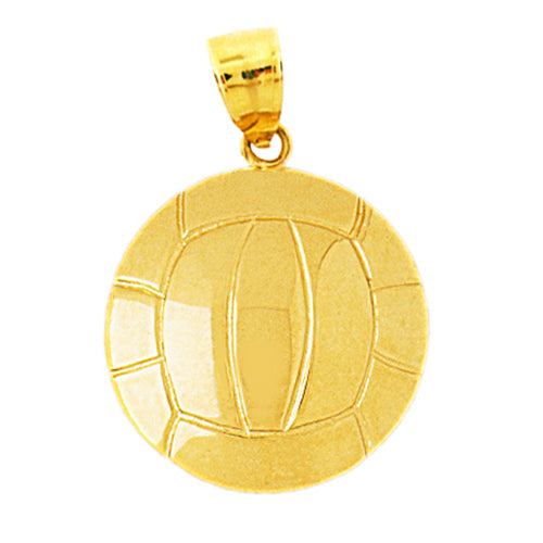 Image of ID 1 14K Gold Volleyball Pendant
