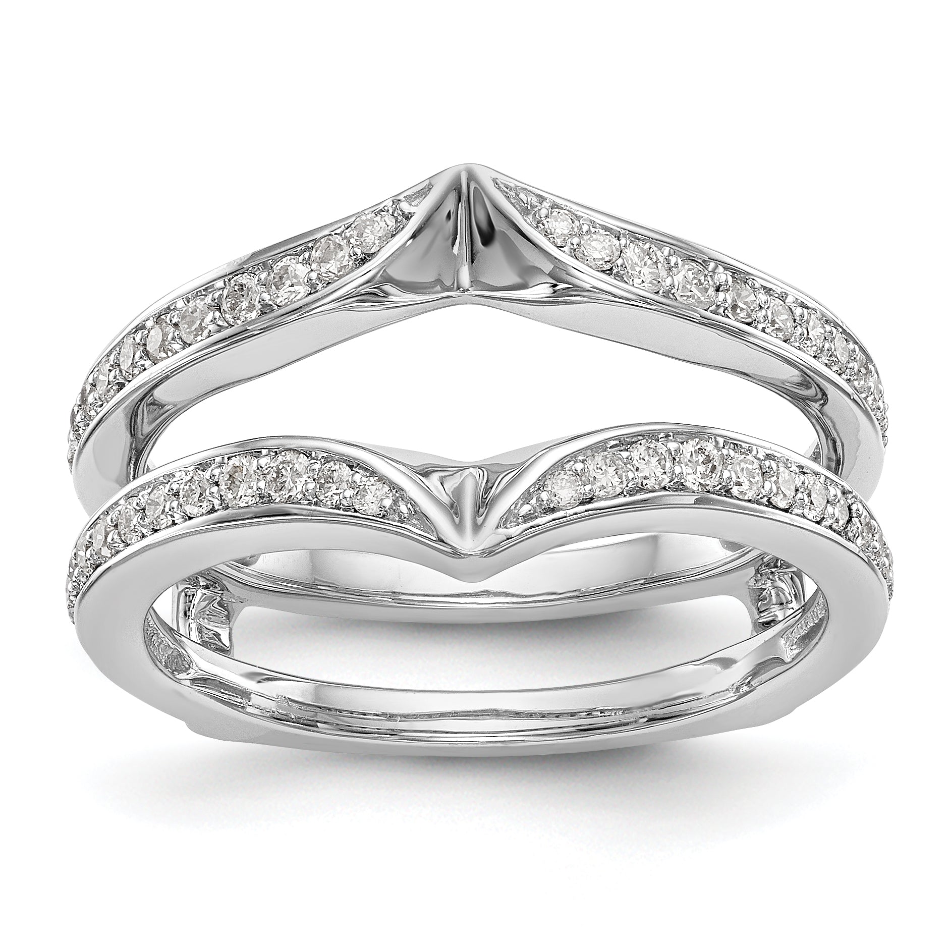 Image of ID 1 14K White Gold Diamond Guard