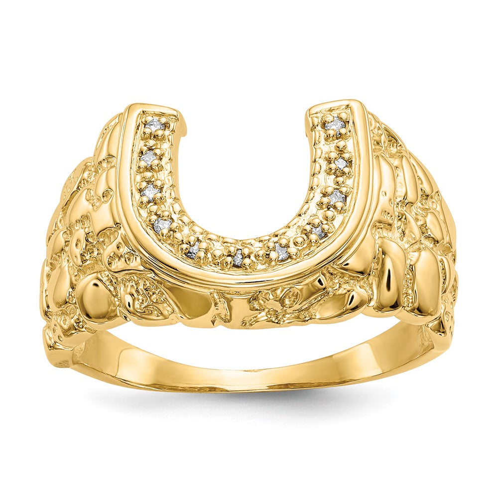 Image of ID 1 14K Yellow Gold A Real Diamond Ring