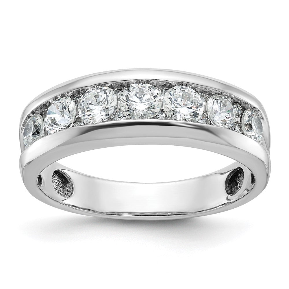 Image of ID 1 14k White Gold 1 carat Diamond Complete Ring