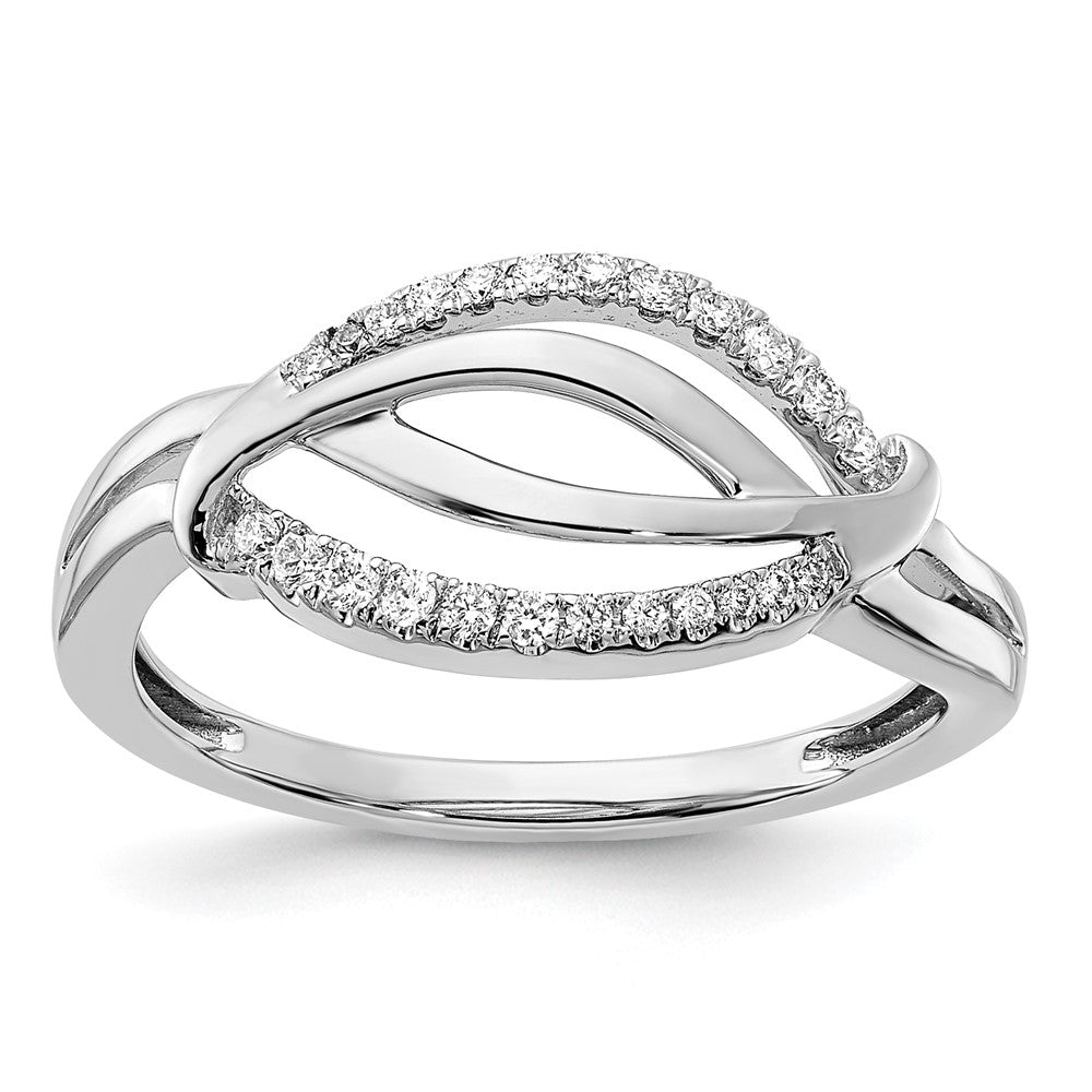 Image of ID 1 14k White Gold Fancy Real Diamond Ring