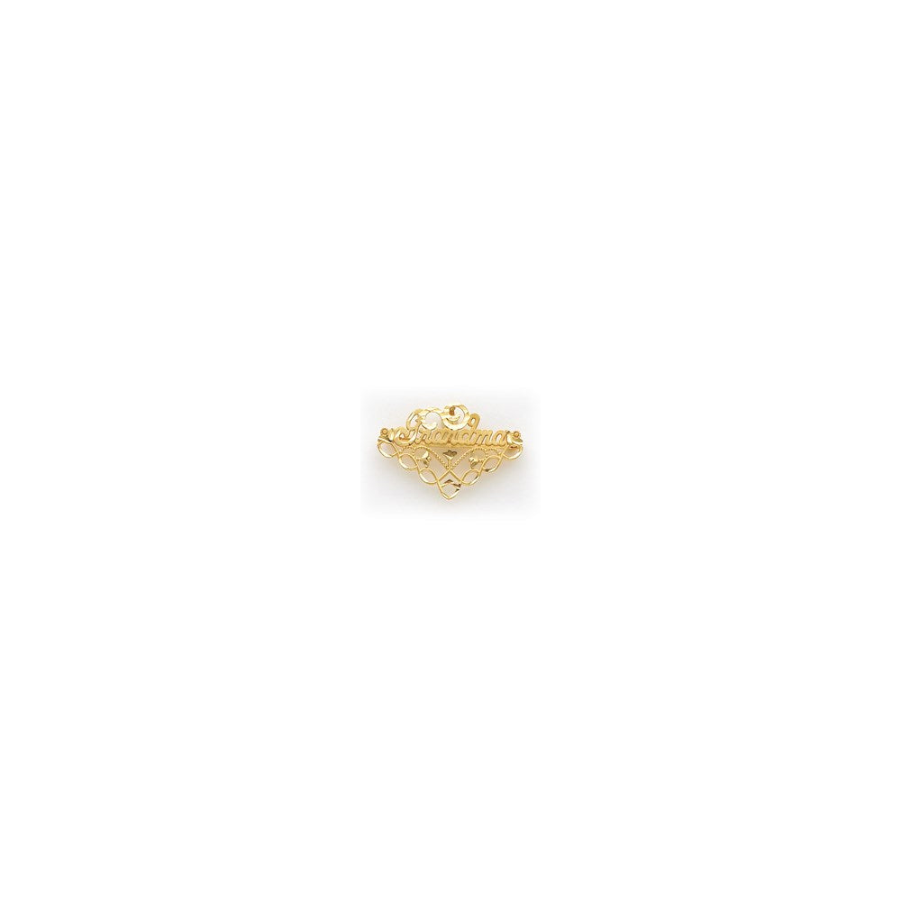 Image of ID 1 14k Yellow Gold Grandma Pin/Pendant