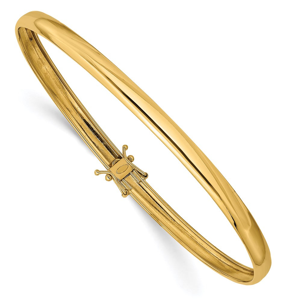 Image of ID 1 14k Yellow Gold Polished Flexible Bangle