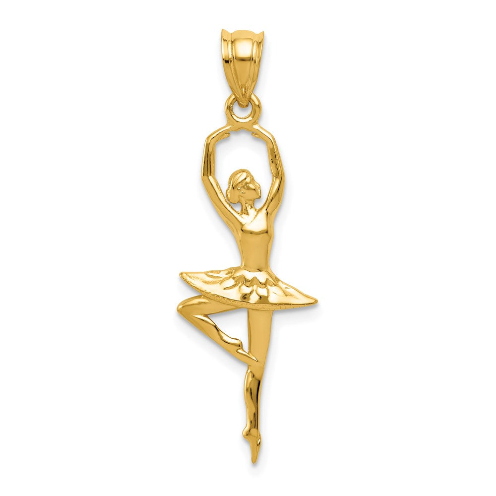 Image of ID 1 14k Yellow Gold Polished Large Ballerina Pendant