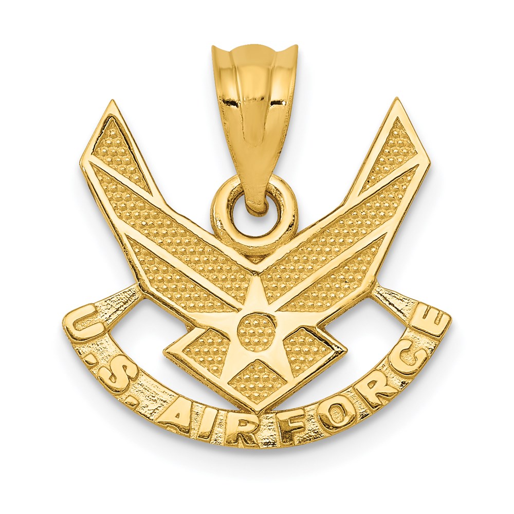 Image of ID 1 14k Yellow Gold U S AIR FORCE Pendant