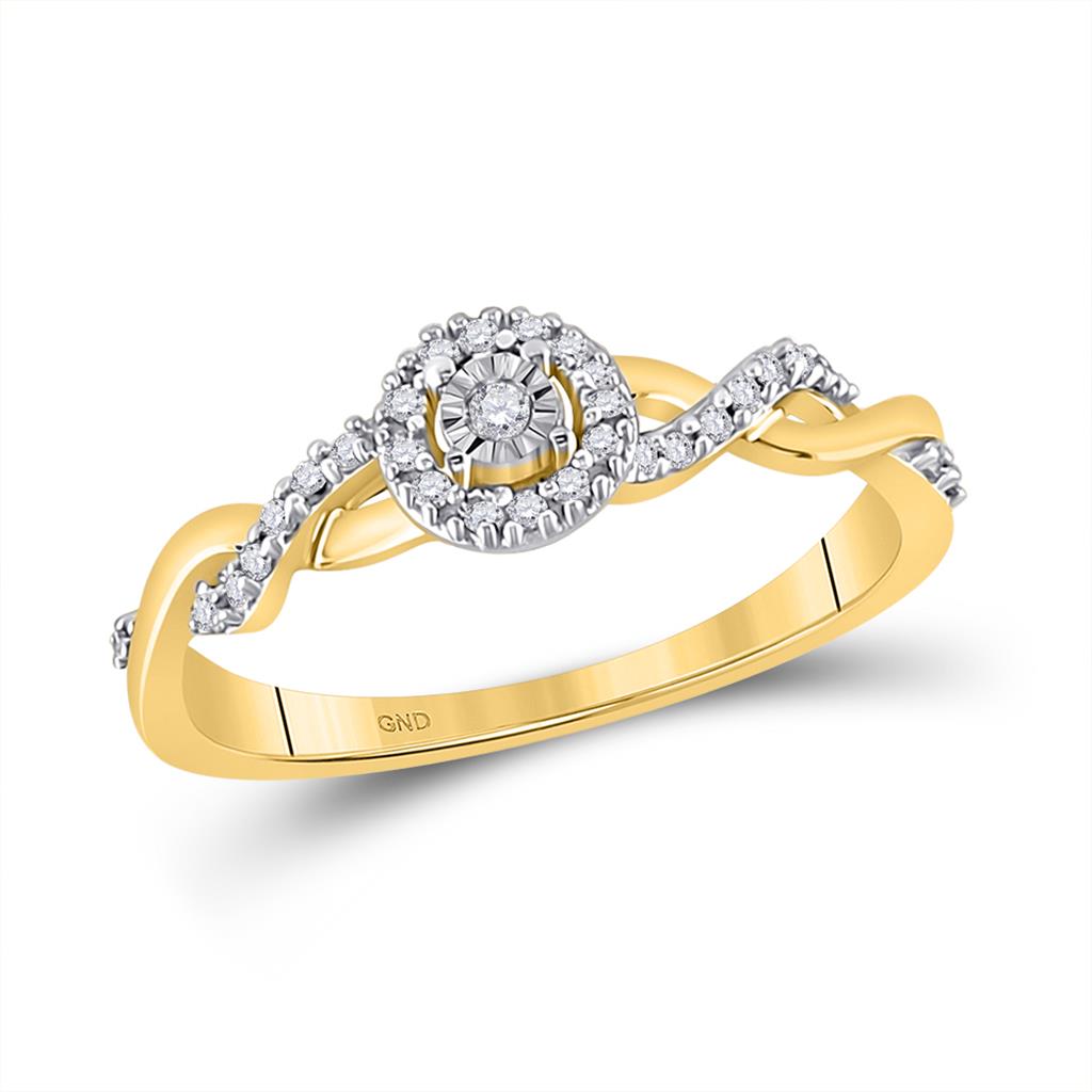 Image of ID 1 1/6CTW-DIAGIFT PROMISE RING