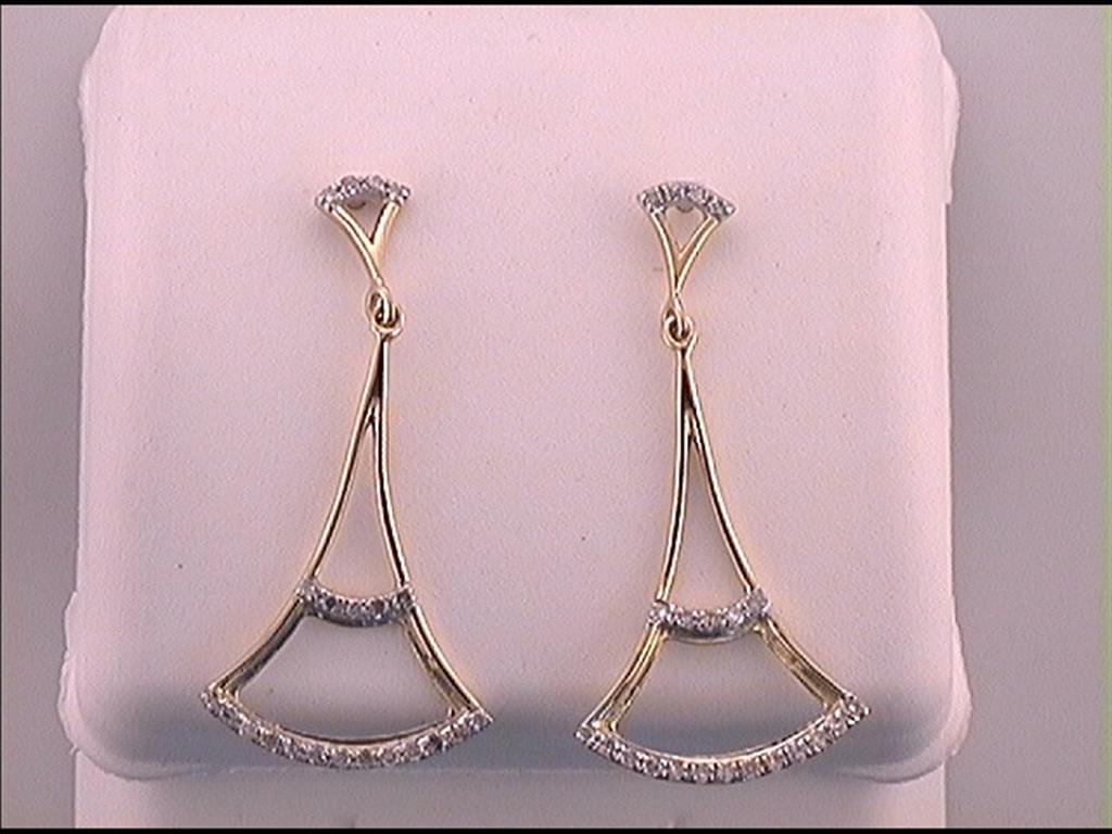 Image of ID 1 1/8CTW-Diamond EARRING
