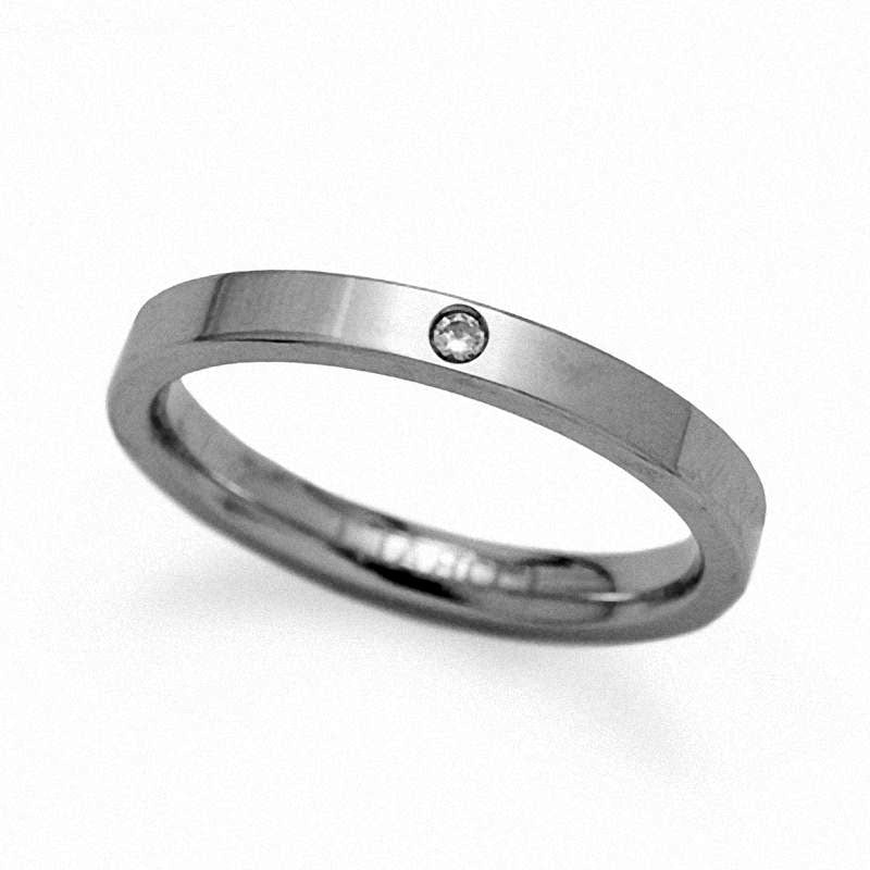 Image of ID 1 30mm Natural Diamond Accent Cobalt Band Thumb Ring