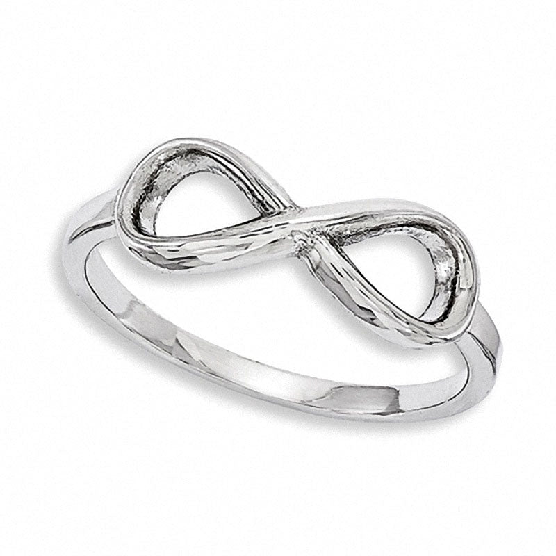 Image of ID 1 Infinity Ring in Sterling Silver