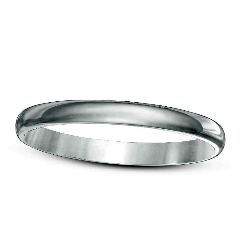 Image of ID 1 Ladies' 20mm Wedding Band in Solid 10K White Gold