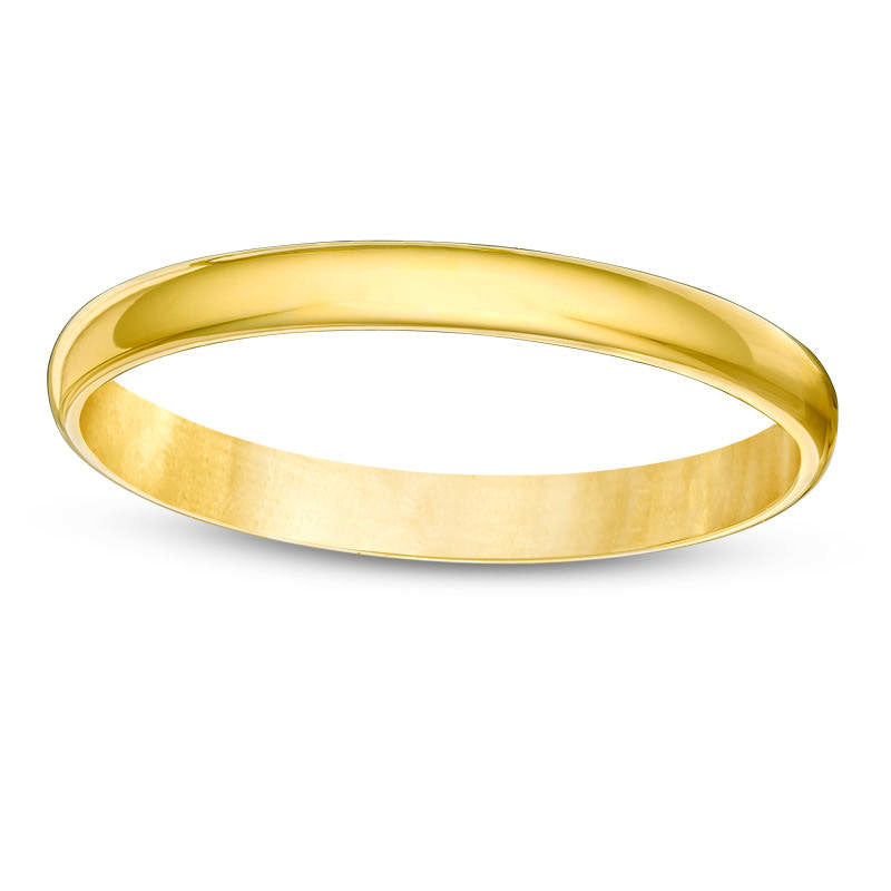 Image of ID 1 Ladies' 20mm Wedding Band in Solid 10K Yellow Gold