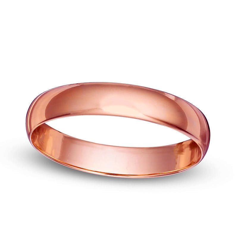 Image of ID 1 Ladies' 40mm Wedding Band in Solid 10K Rose Gold