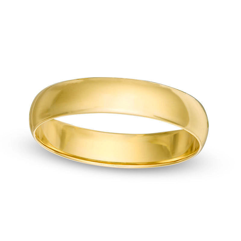 Image of ID 1 Ladies' 40mm Wedding Band in Solid 10K Yellow Gold