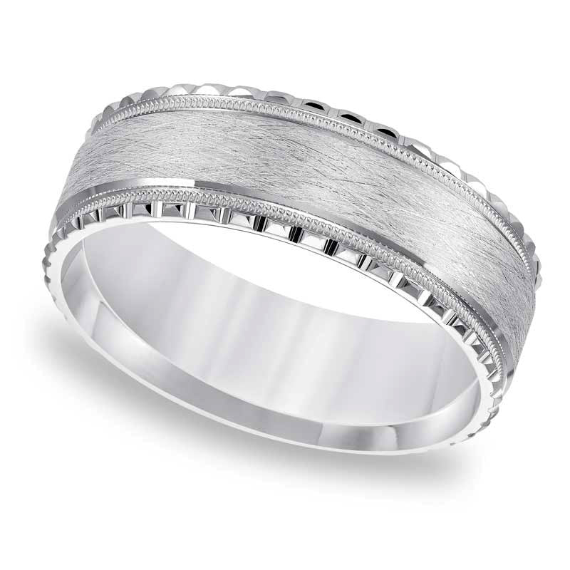 Image of ID 1 Ladies' 70mm Wedding Band in Solid 10K White Gold