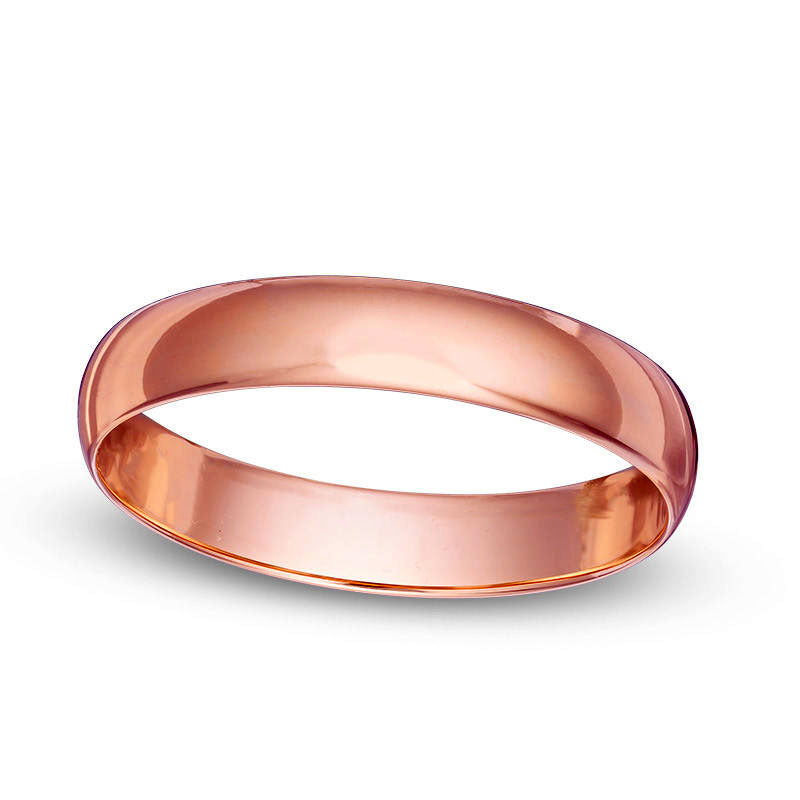 Image of ID 1 Men's 40mm Wedding Band in Solid 10K Rose Gold