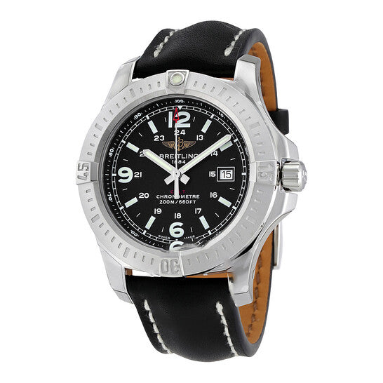 Image of ID 1 Original Breitling Colt Black Dial Men's Quartz Watch A7438811/BD45BKLT