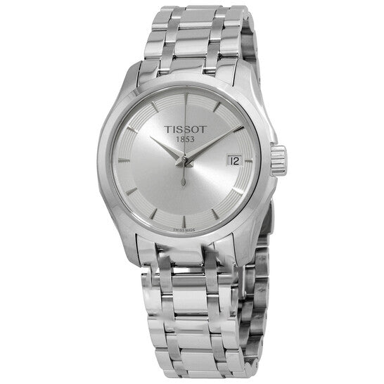 Image of ID 1 Original Tissot Couturier Quartz Silver Dial Ladies Watch T0352101103100